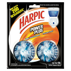   Bloque Para Mochila Power Plus Harpic Pack 2 Un 100 Gr 