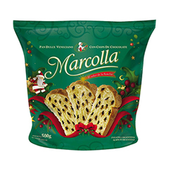 Pan Dulce Con Chips De Chocolate Marcolla 500 Gr