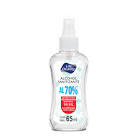 Alcohol Sanitizante al 70%, spray LIFE QUALITY 65 ml