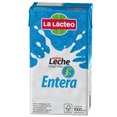 Leche Entera La Lacteo Larga Vida x 1 Lt.
