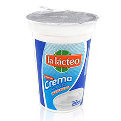 Crema de leche La Lacteo