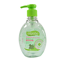 ALCOHOL ALGABO GEL TE VER.MENTA 300 ML
