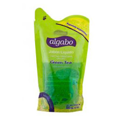 JABON LIQUIDO ALGABO GREEN TEA D.PACK 300 ML
