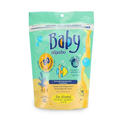 TOALLITAS HUMEDAS BABY ALGABO ALOE VERA 80 UN