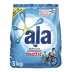 Jabon En Polvo Ala Matic Multiaccion 3 Kg