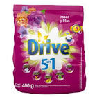 Jabon En Polvo Baja Espuma Rosas Y Lilas Drive 400 Gr