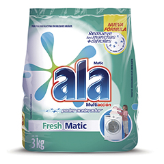 Jabon En Polvo Ala Matic Multiaccion X 3Kg