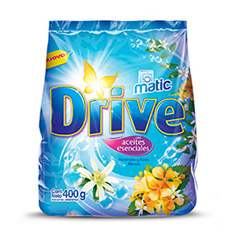 Jabon En Polvo Hortensia Y Flores Blancas Drive Matic 400 Gr