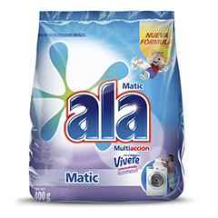 JABON EN POLVO ALA MATIC VIVERE CLASIC 400G