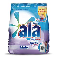 JABON EN POLVO ALA ESPUMA VIVERE CLASICO 800G