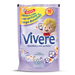 SUAVIZANTE VIVERE VIOLETAS Y FLO.BLANCO D.P. 900 ML