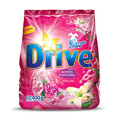 Jabon En Polvo Regular Rosas Y Lilas Drive 400 Gr