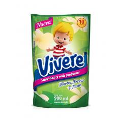 Suavizante Para La Ropa Vivere Hierbas Y Jazmín x 900 Ml.