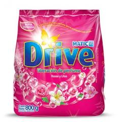 Jabón En Polvo Drive Rosas y Lilas Matic x 800 Gr.