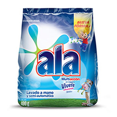 Jabon En Polvo Regular Ala Multiaccion 400 Gr