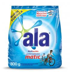 Jabón En Polvo Ala Matic Poder Acelerador x 800 Gr.