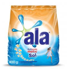 Jabón En Polvo Ala Matic Con Vivere Mañana de Sol 400Gr