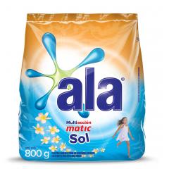 Jabón En Polvo Ala Matic Con Vivere Mañana de Sol X 800 Gr.