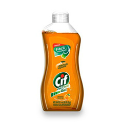 Detergente Lavavajillas Cif Ultra Cítrico x 300 Ml.