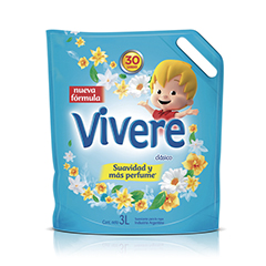 Suavizante Para La Ropa Vivere Clásico 3 L