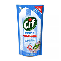 Limpiador Cif Pisos Lilas y Eucalipto 4 en 1 x 450 M.