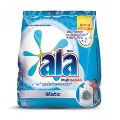 Jabon en polvo Ala Matic con Perlas 400Gr