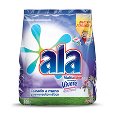 Jabon En Polvo Ala Regular con Vivere Clasico 800Gr