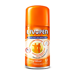   Repelente Aerosol Max Duracion Livopen 165 Ml 