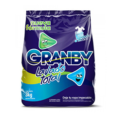 JABON GRANBY POLVO REG. LAV. TOTAL 3KG