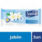 Jabon tocador flores blancas Suave 3X90gr