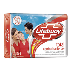 Jabón De Tocador Lifebuoy Total x 125 Gr.