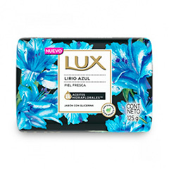 jabon lux lirio azul