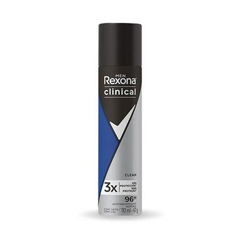 Desodorante Aerosol Masculino Clinical Clean Rexona 110 Ml