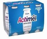Leche Fermentada Actimel Natural 4 U 400 Grs