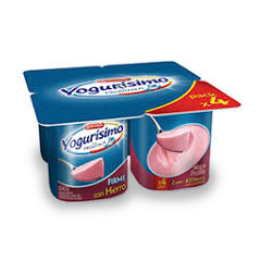 LA SERENISIMA YOGURISIMO FIRME FRUTILLA 4X125