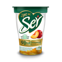 Yogur Ser C/ Manzana- Durazno x 175 g