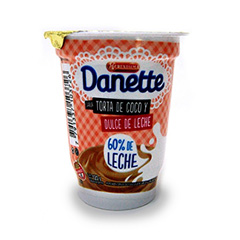 Danette Orta De Coco Y Dulce De Leche X 120G