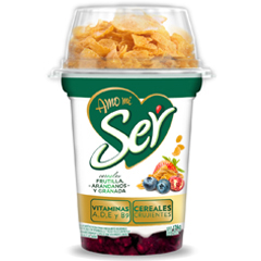 SER YOGUR C/CEREAL FRUTILLA-ARANDANO-GRANADA X 174GR