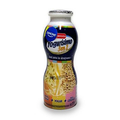 Yogurisimo Botella Banana y Naranja 3 en 1 185 gr