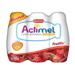 ACTIMEL SERENISIMA 0% FRUT. X 6 X 600G