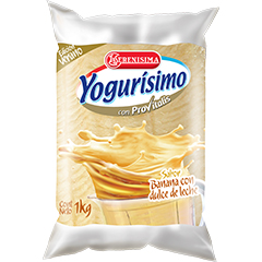 Yogur Yogurisimo Bana.C/Dul.Leche Sach.X 1Kg.