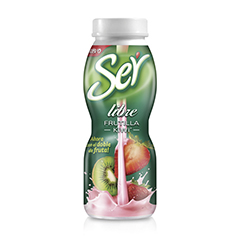YOGUR SER LIBRE FRUTILLA KIWI BEBEBLE 185 GR