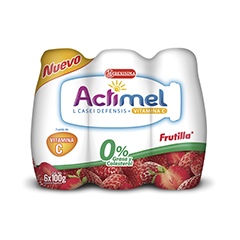 YUGOR ACTIMEL FRUTILLA 0% PACK 600 GR
