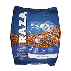 Alimento Para Gatos Raza Pescado x 500 Gr
