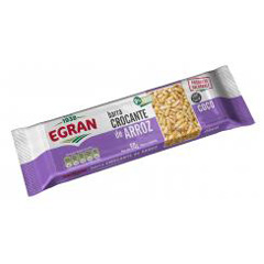 Barra Crocante De Arroz Con Coco Egran 60 Gr