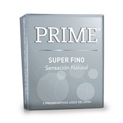 Preservativo Prime Super Finos  x 3 Unidades
