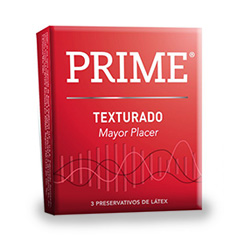 Preservativo Prime Texturado x 3 Unidades