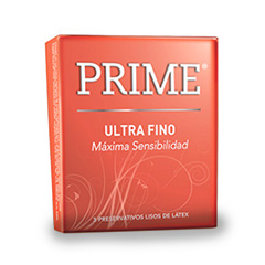 Preservativo Prime Ultra Fino  x 3 Unidades