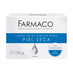 JABON FARMACO GLIC. PIEL SECA X 120G