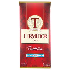 VINO TERMIDOR TINTO CAJA 1 LT